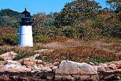 Ten Pound Island Light Tower in Gloucester, MA